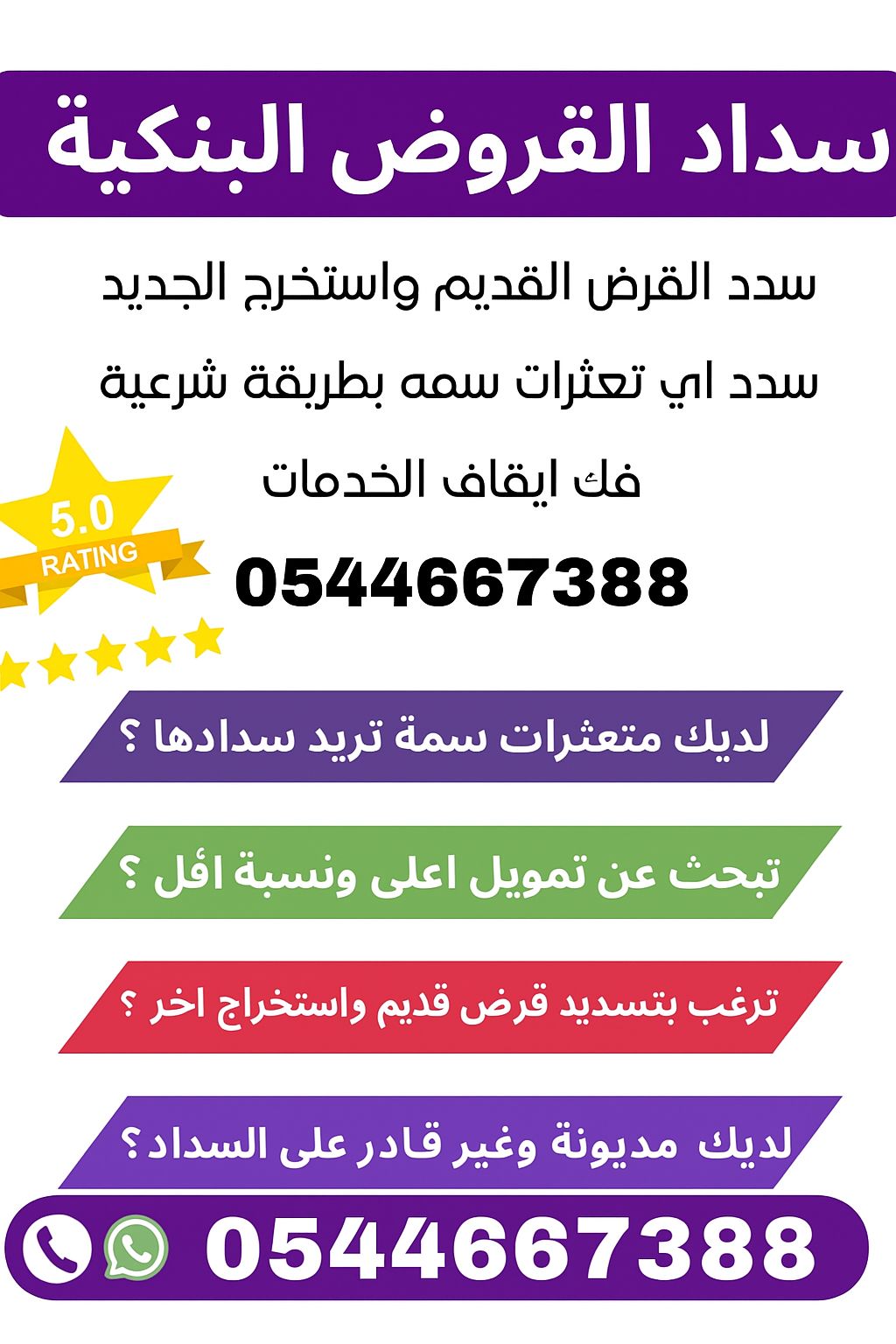 خدمات سداد قروض ومتعثرات سمة